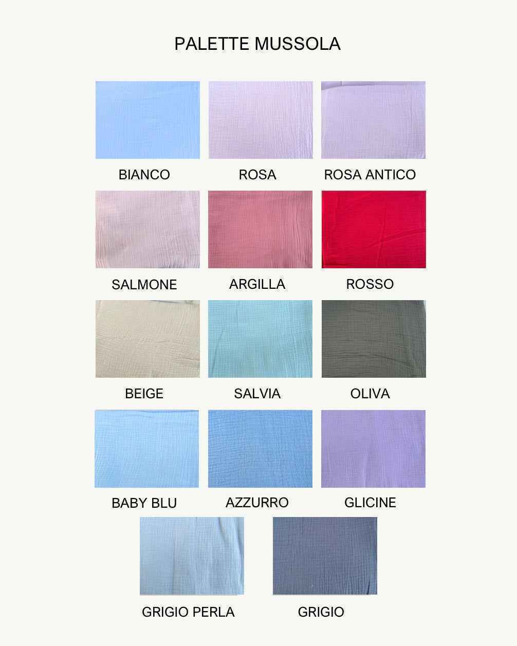 Camicia alla coreana in mussola per bambino con iniziali ricamate
