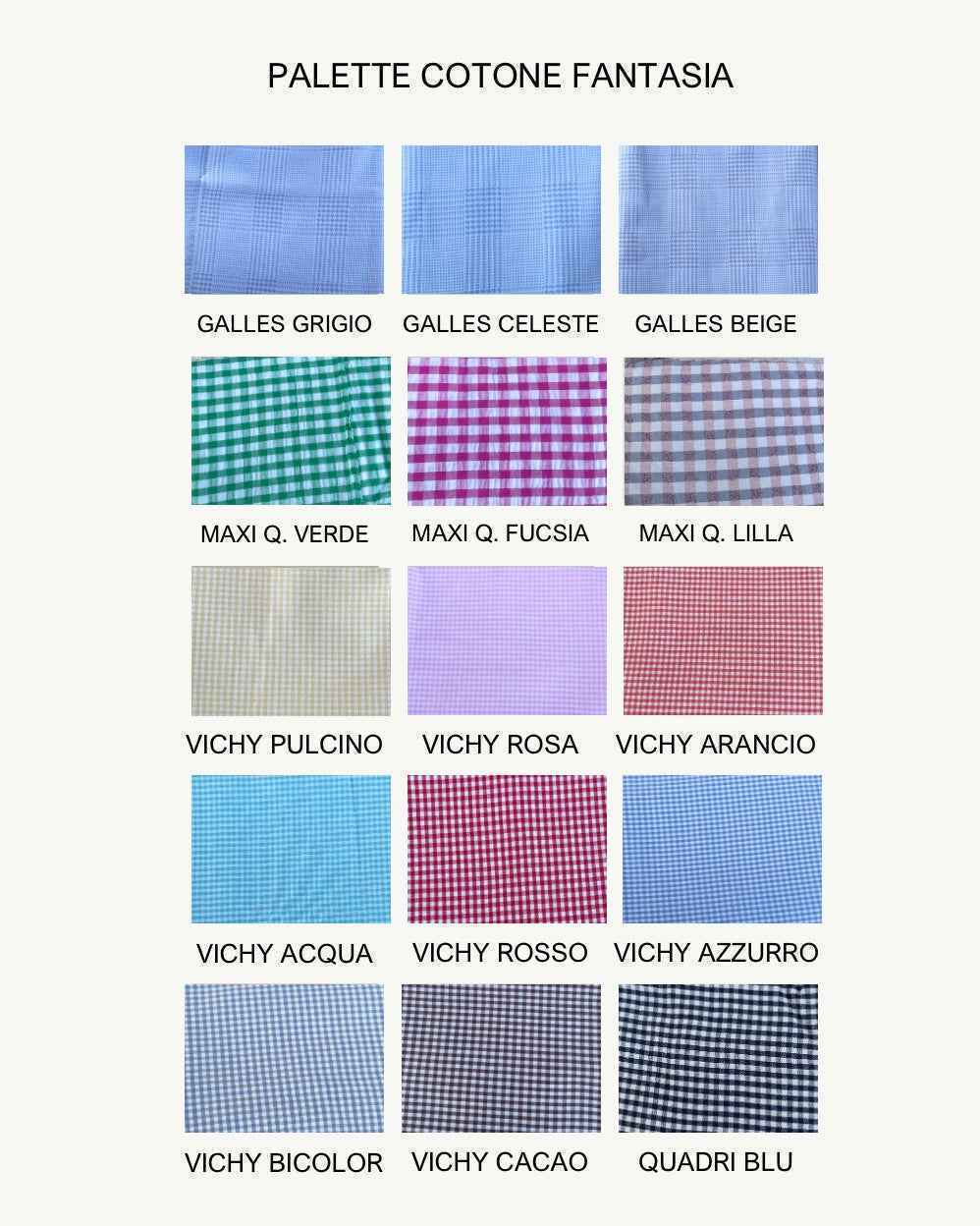 Camicina vichy in cotone
