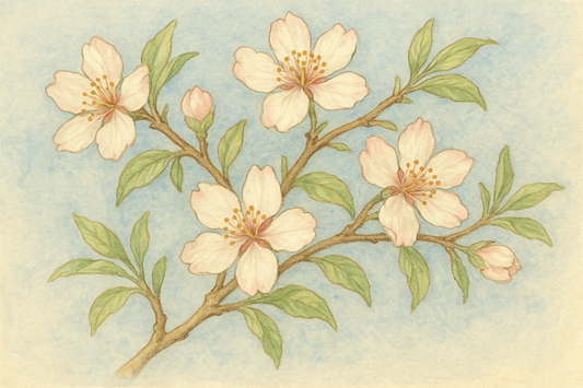 Completino ispirato al Ramo di Mandorlo in fiore - Per Piccini