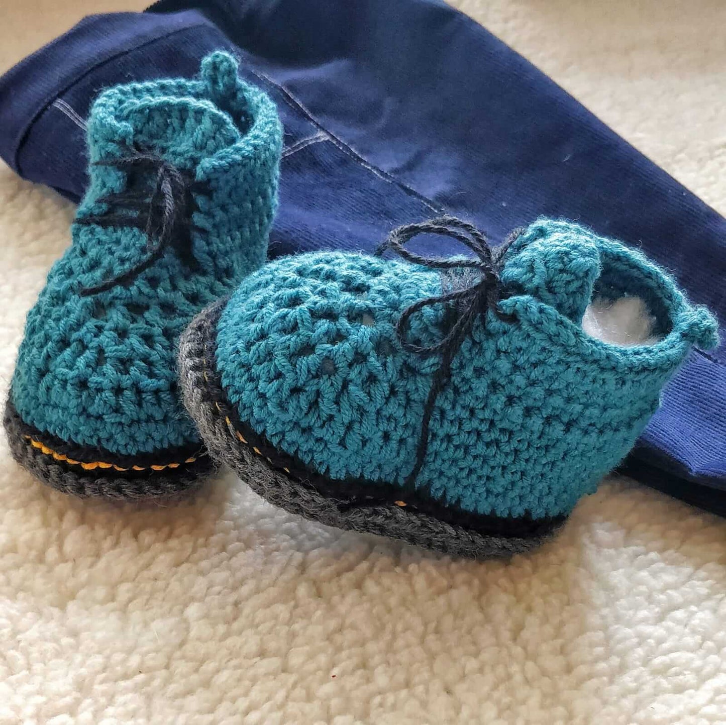 Stivaletti crochet anfibi baby - Per Piccini