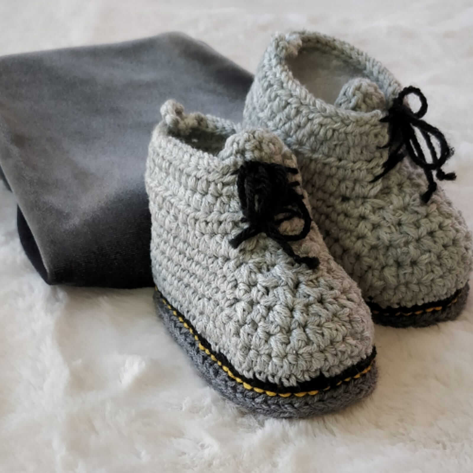 Stivaletti crochet anfibi baby - Per Piccini