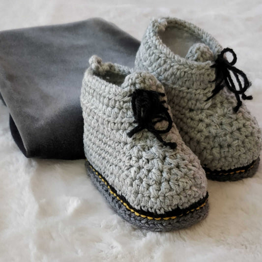 Stivaletti crochet anfibi baby - Per Piccini