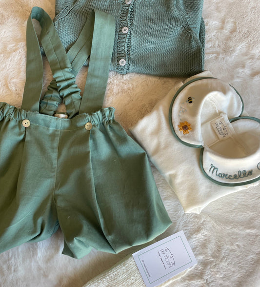 Completino Cerimonia Filippo | Body con Pantaculotte e Bretelle