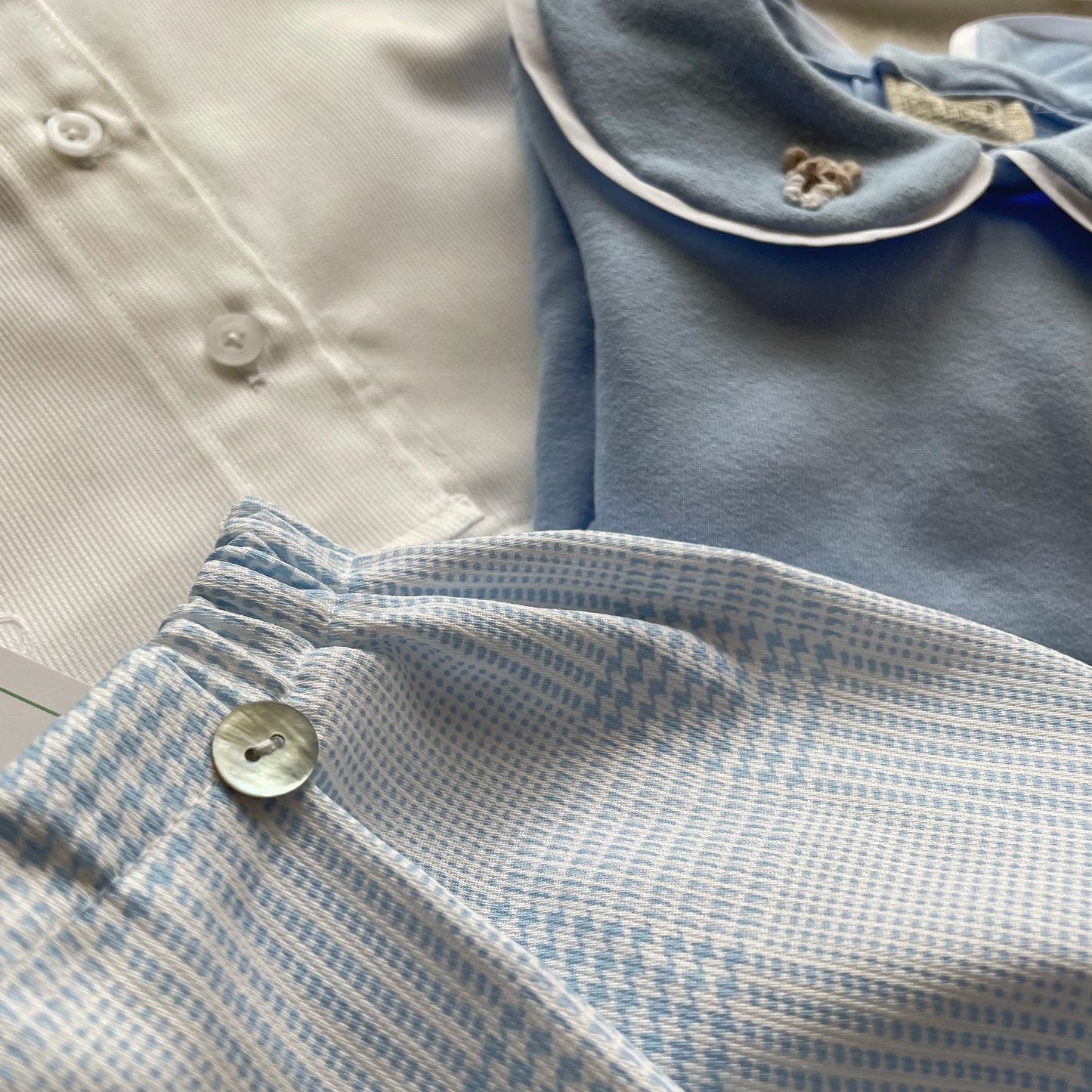 Completino Cerimonia Ludovico | Body o Camicia e Pantaculotte Principe di Galles