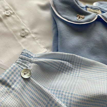 Completino Cerimonia Ludovico | Body o Camicia e Pantaculotte Principe di Galles