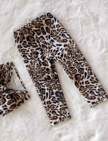 Leggings in velluto baby per bambina