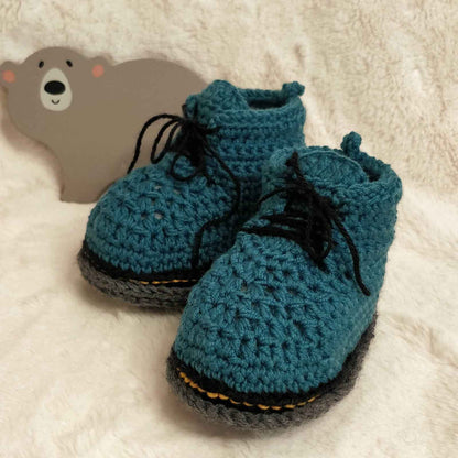 Stivaletti crochet anfibi baby