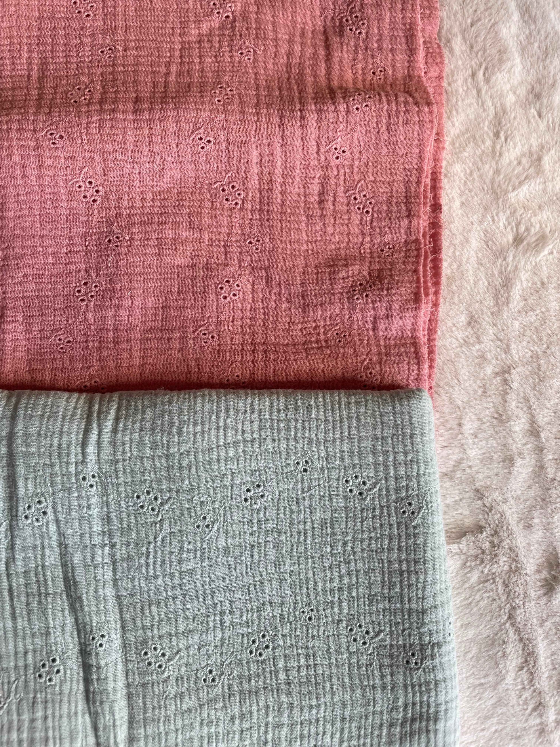 Kit 3 coprifasce kimono in mussola di cotone