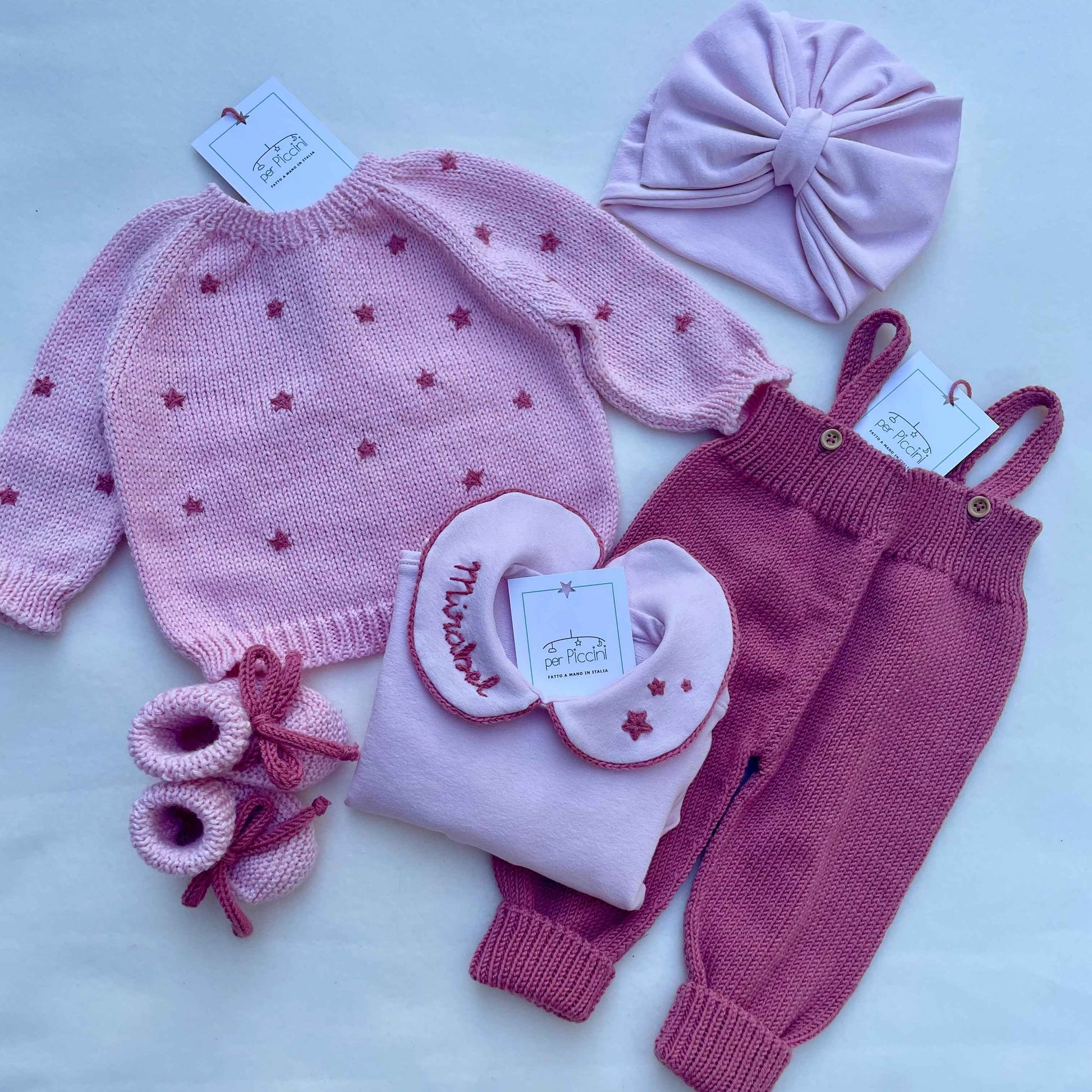 Completino personalizzabile "stelline" in cotone