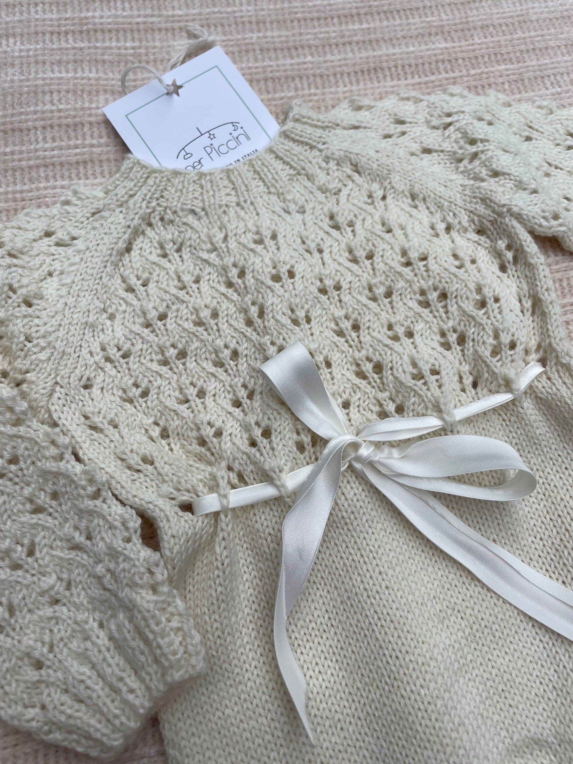 Pagliaccetto traforato in cotone