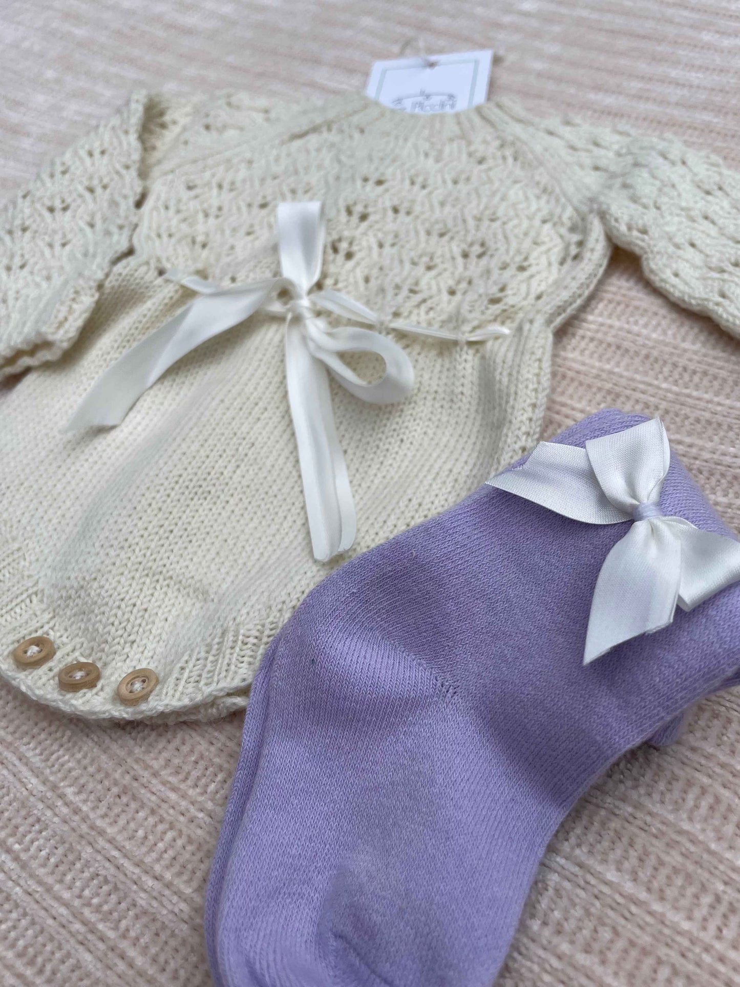 Pagliaccetto traforato in cotone