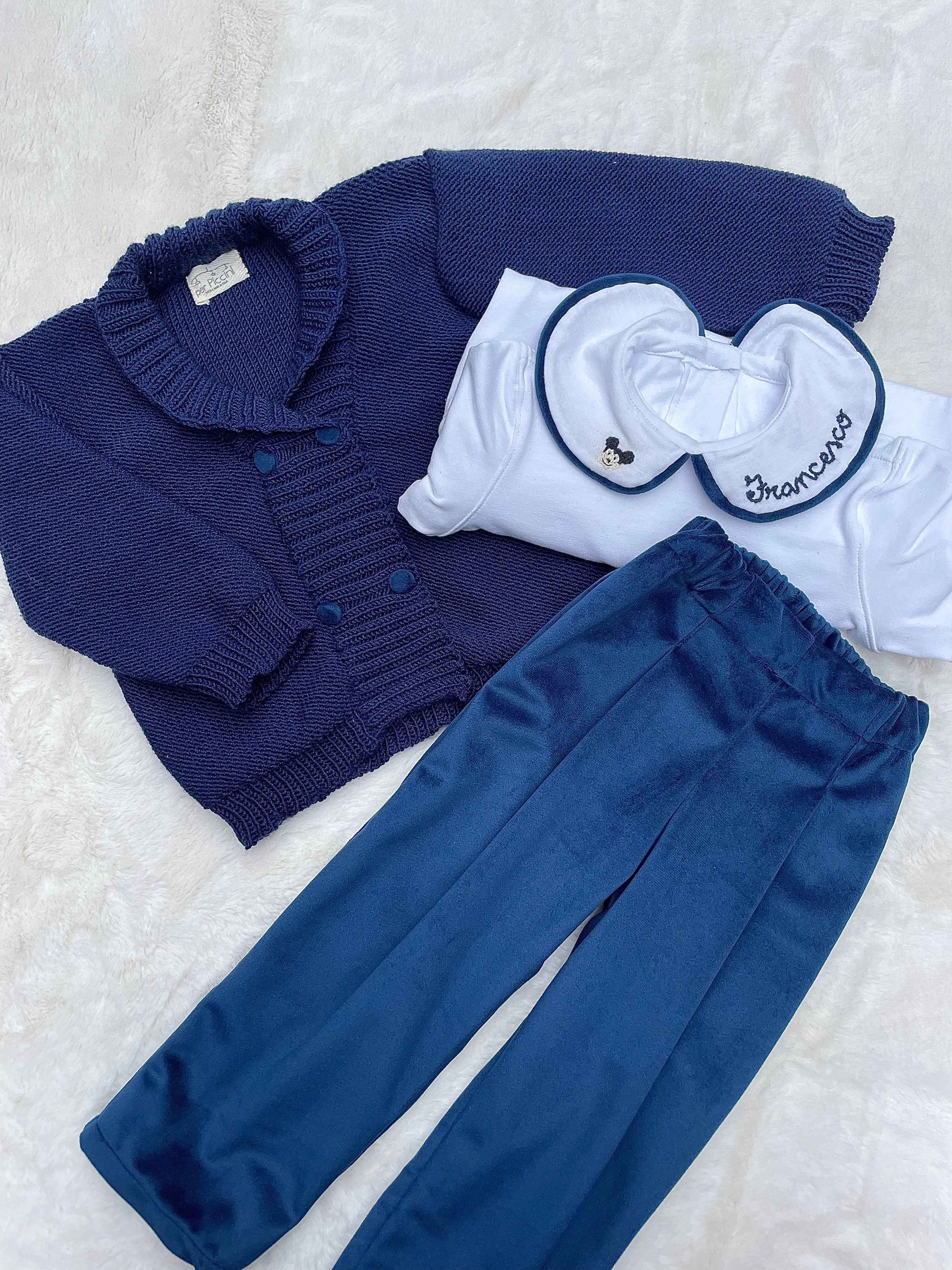 Pantaloni velluto pences bambino