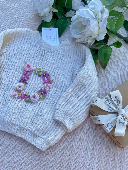 Maglione nuvola in lana baby