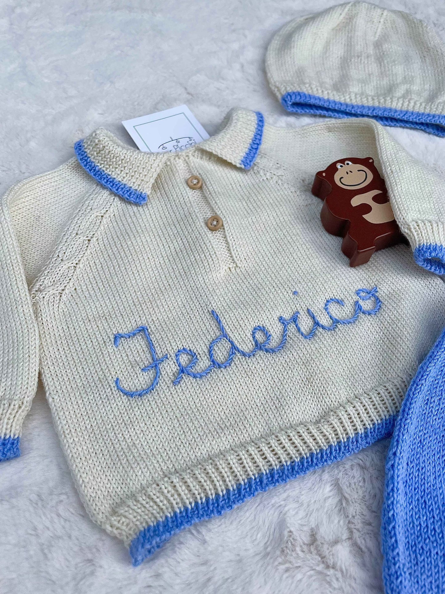 Completino personalizzabile "Coccole" in cotone