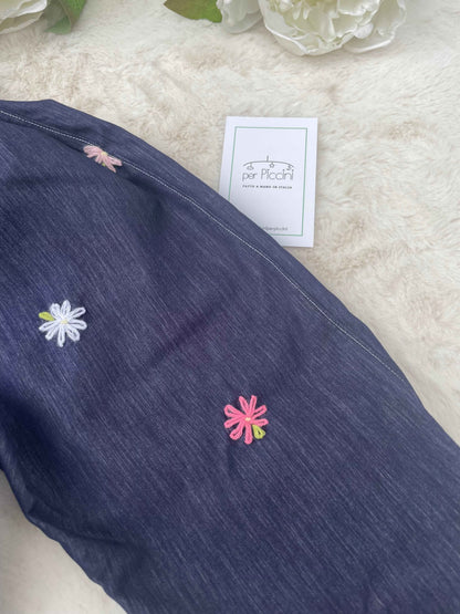 Jeans ricamati per bambina