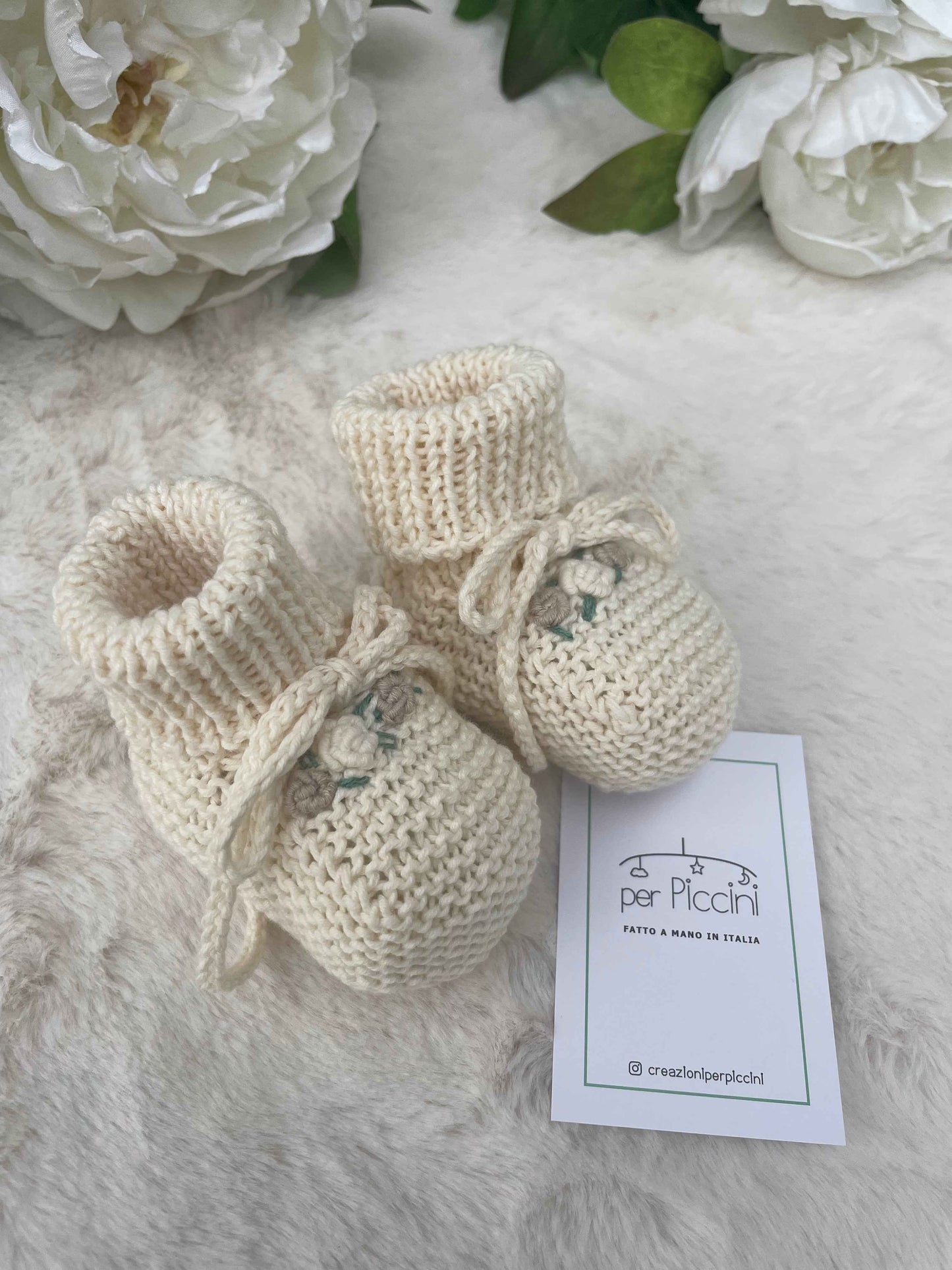 Completino personalizzabile "Roselline" in cotone