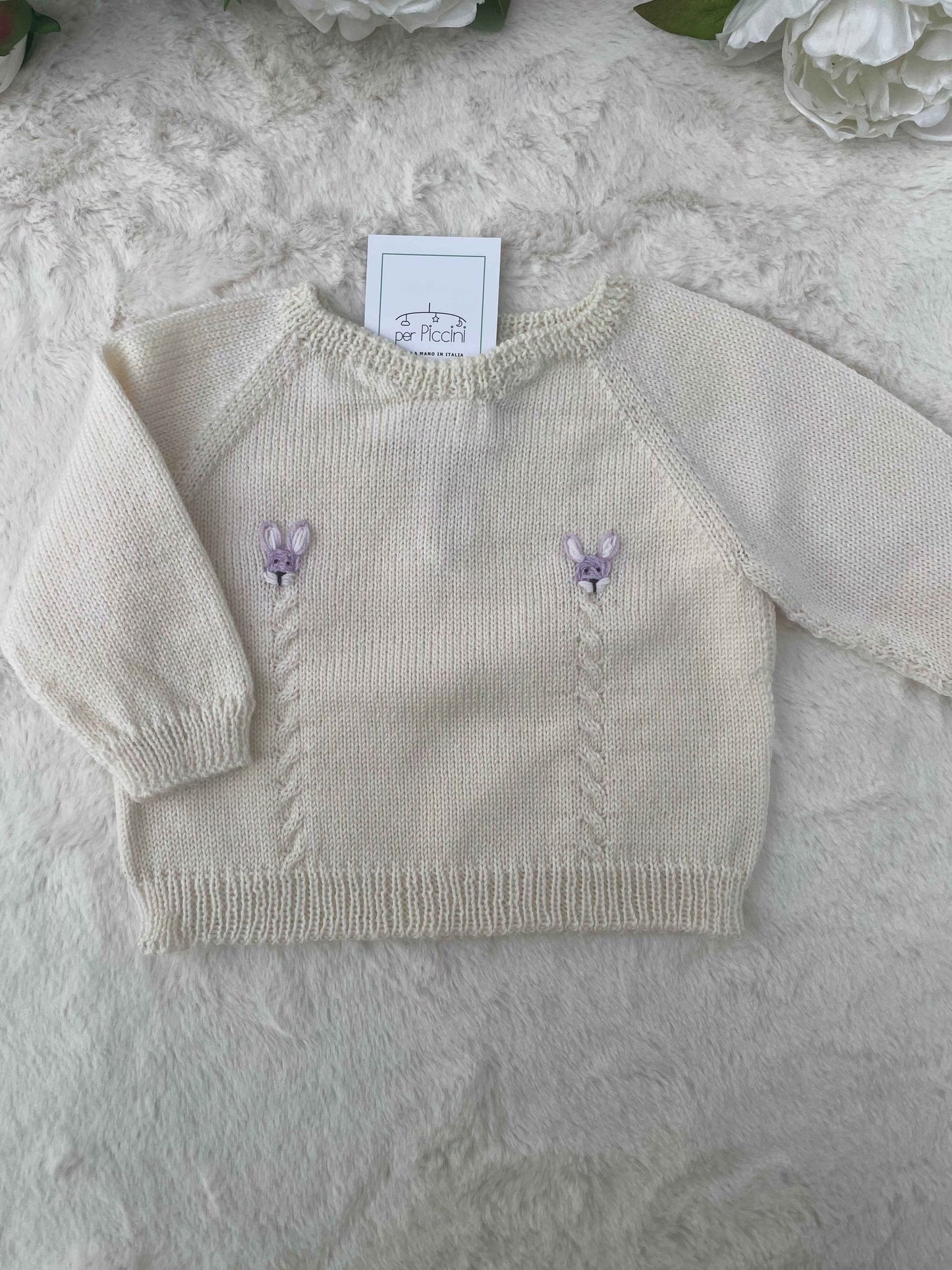 Maglioncino "animaletti" in cotone