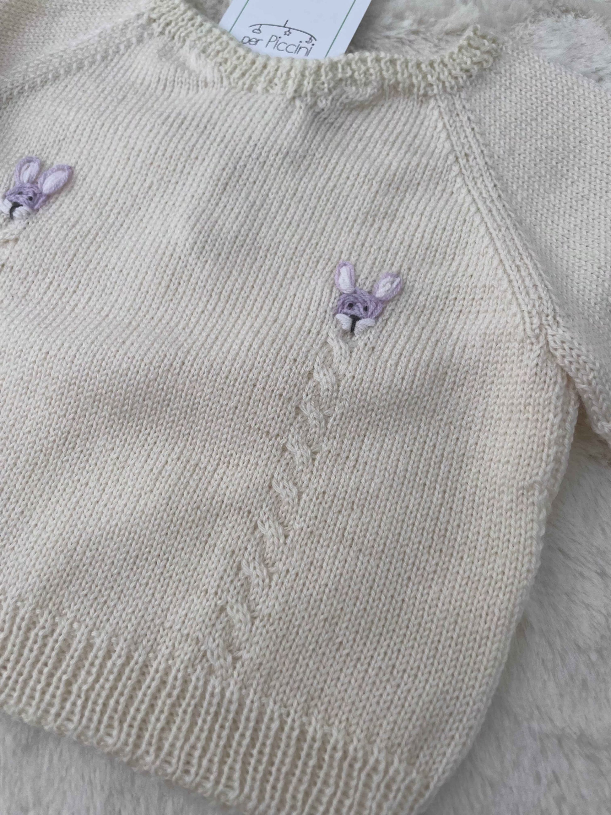 Maglioncino "animaletti" in cotone