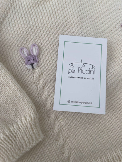 Maglioncino "animaletti" in cotone