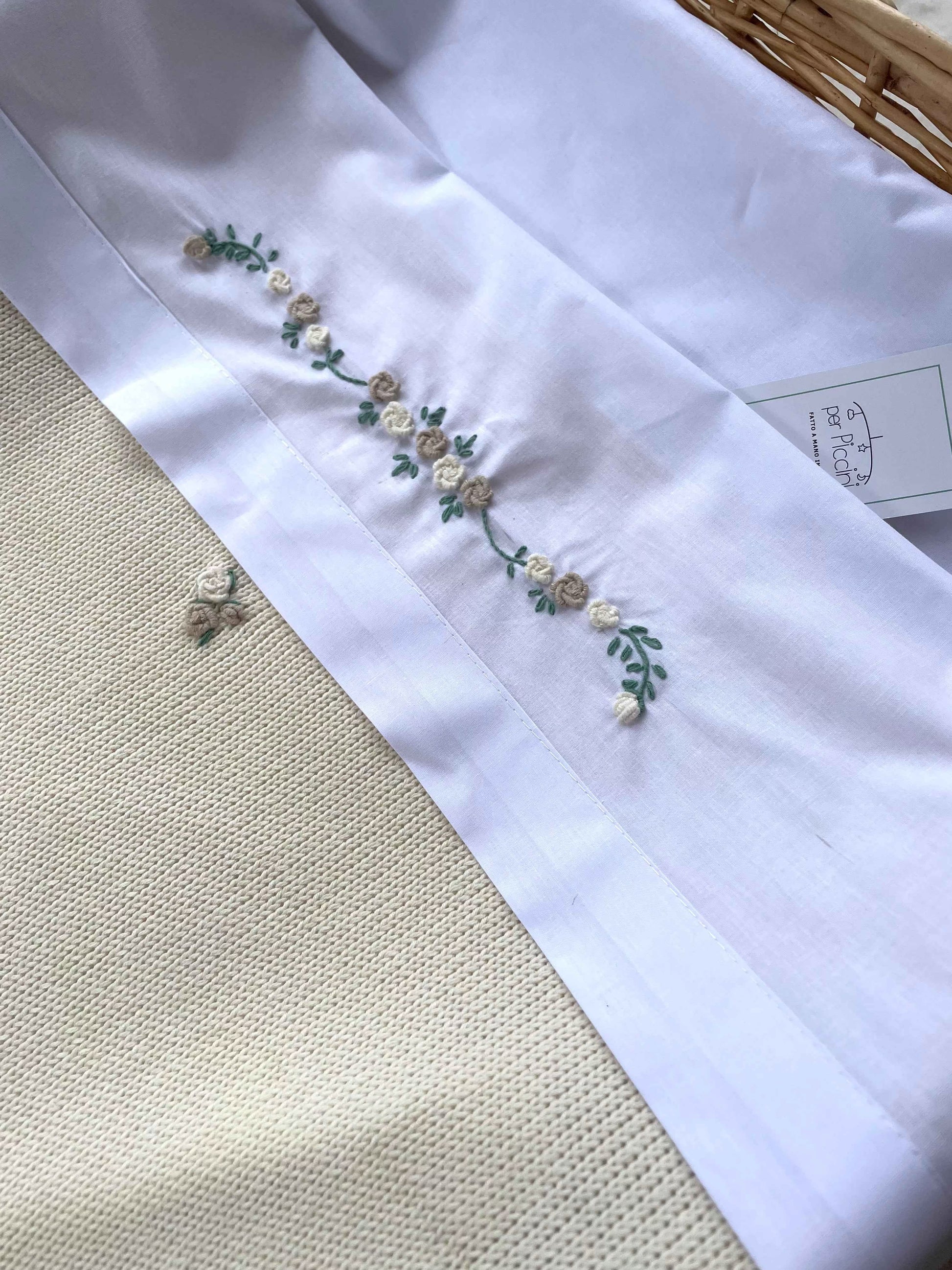 Copertina "Roselline" in cotone