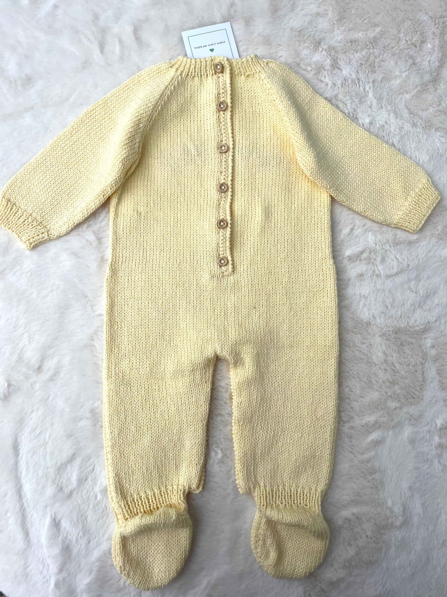 Tutina in cotone "Hello World"