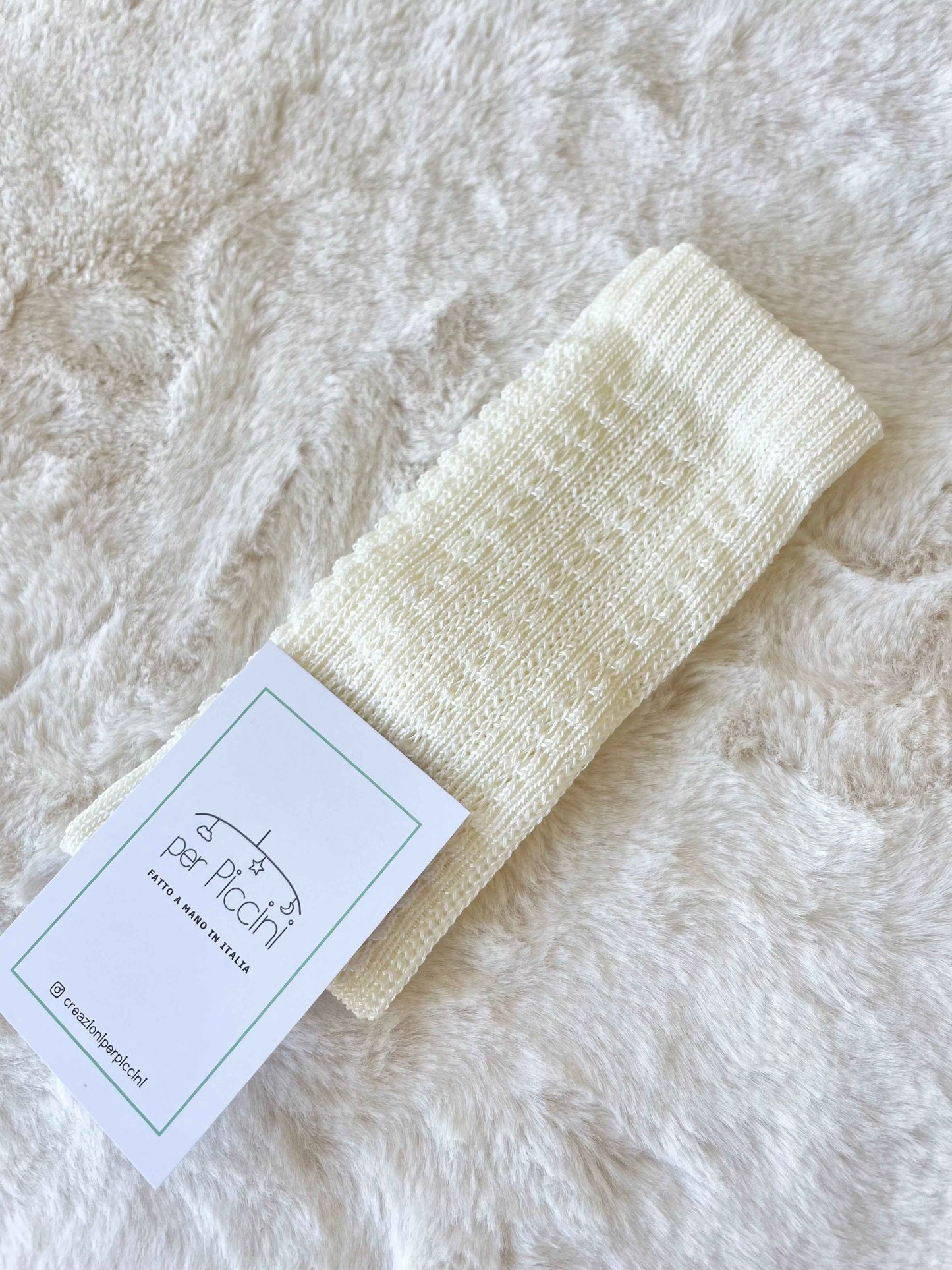 Calzini lavorati al ginocchio