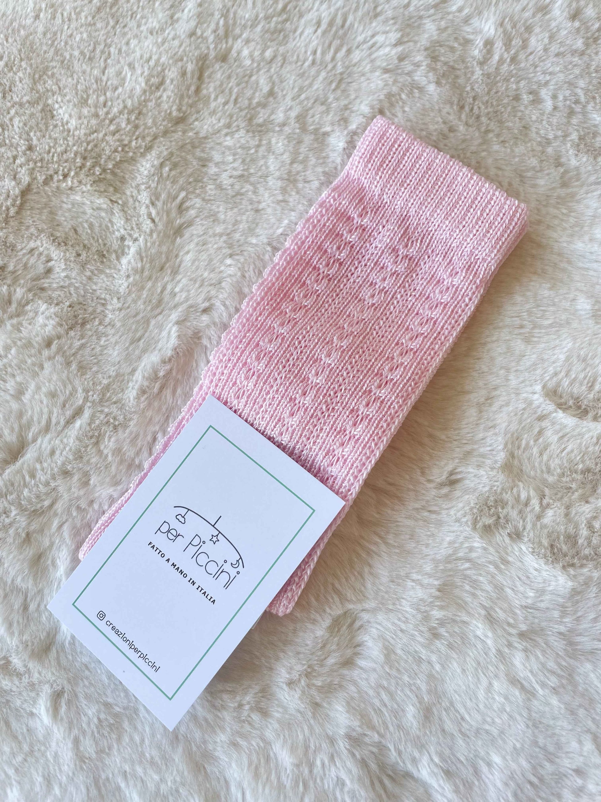 Calzini lavorati al ginocchio