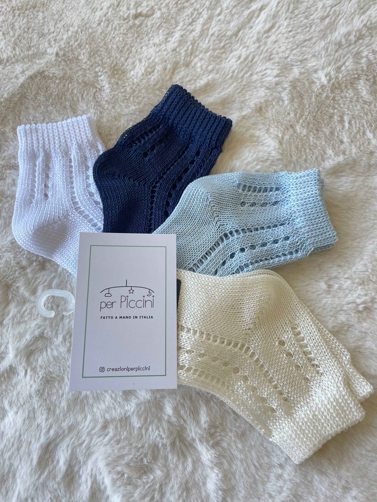 Calzini traforati in cotone