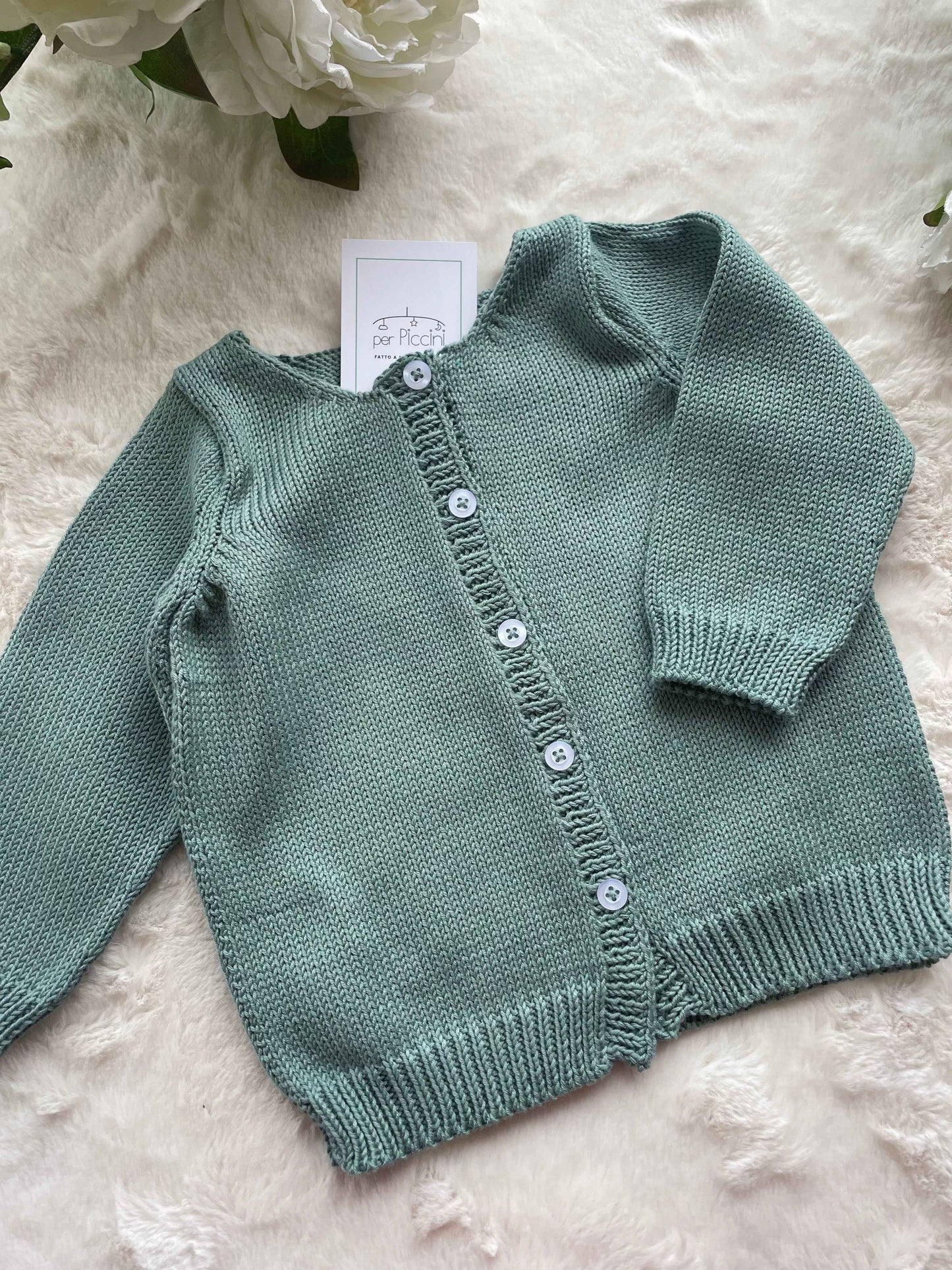 Cardigan classico in cotone