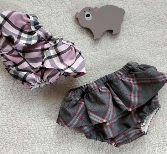 Coulotte tartan volant bambina