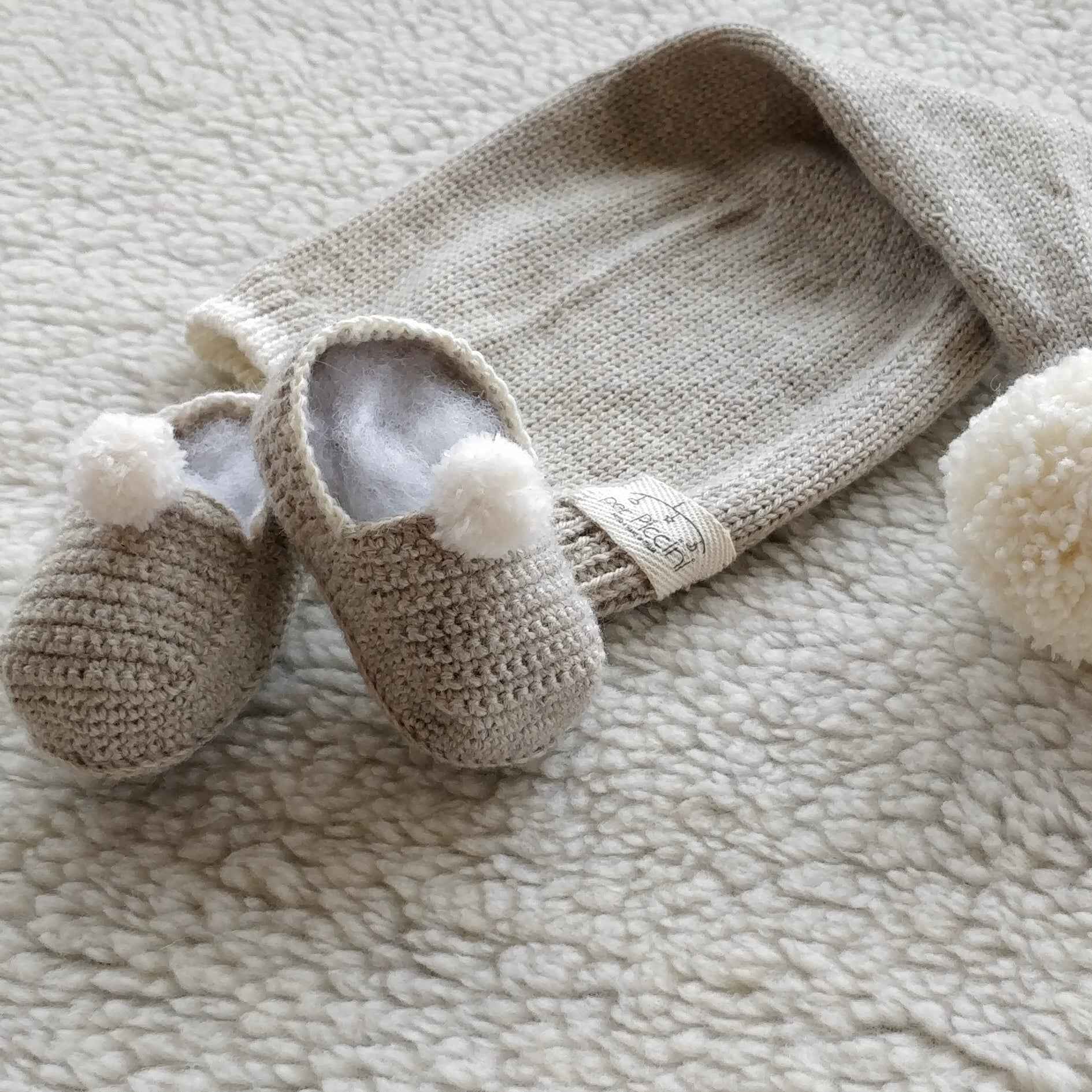 Completino personalizzabile "Foglie" in cotone