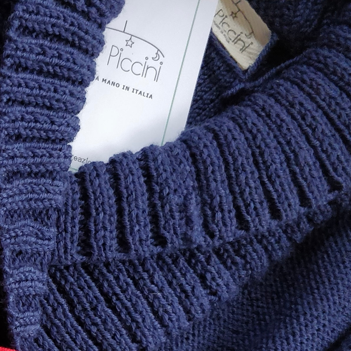 Cardigan doppiopetto in lana baby - Per Piccini