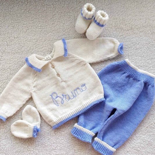 Completino personalizzabile "Coccole" in cotone