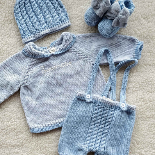 Completino personalizzabile "Tenerezza" in cotone