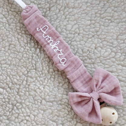 Catenella portaciuccio con fiocco