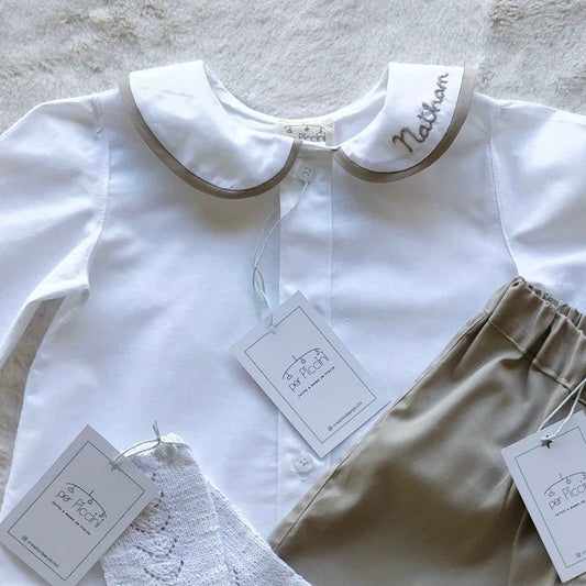 Camicina con abbottonatura frontale