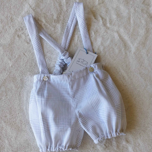 Pantaculotte con bretelle