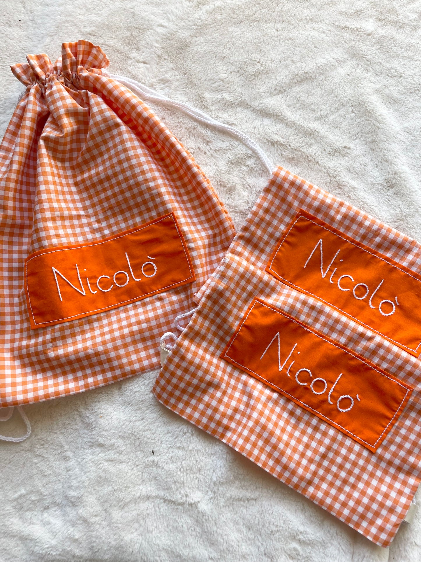 Sacche con nome ricamato - Per Piccini