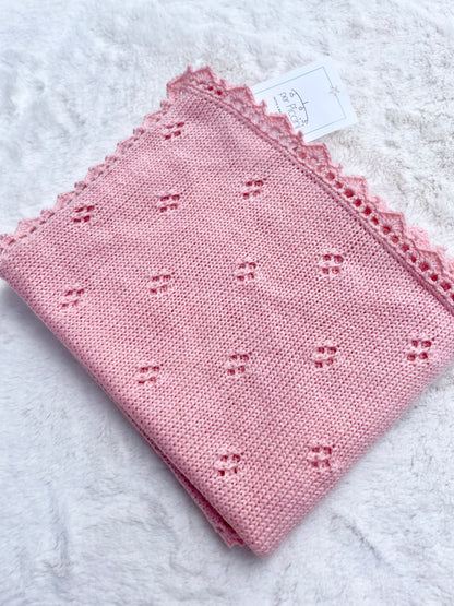 Copertina "Pointoille" in lana baby - Per Piccini