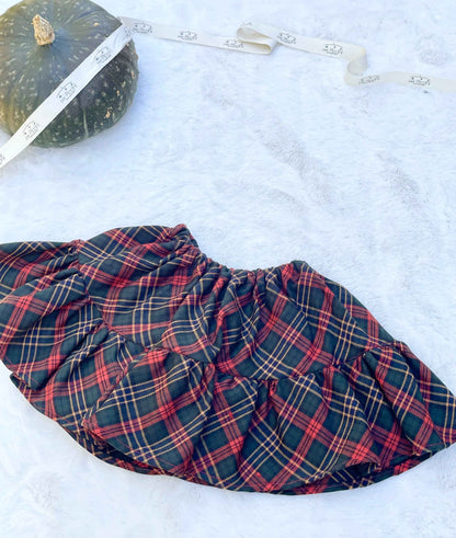 Gonna twirl in tartan bambina