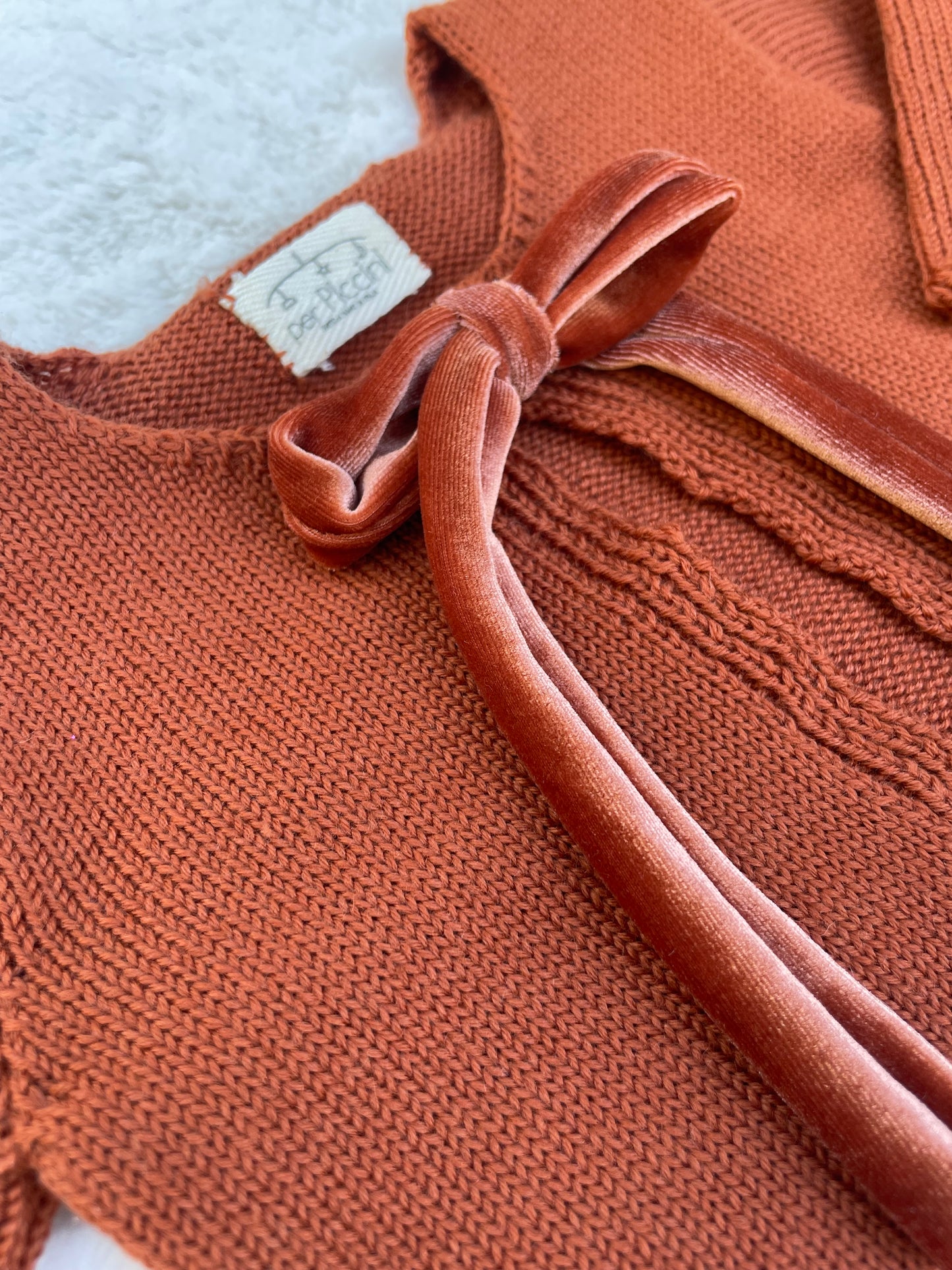 Cardigan "Fiocchetto" in lana baby - Per Piccini