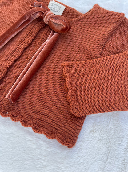 Cardigan "Fiocchetto" in lana baby - Per Piccini