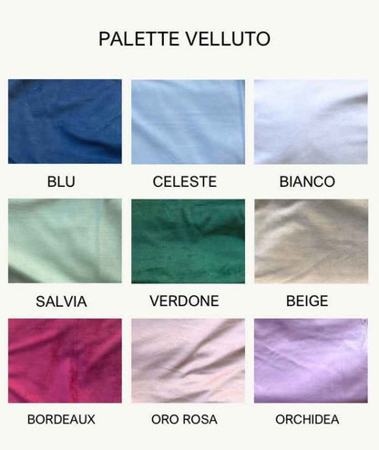 Catenella portaciuccio fiocco velluto