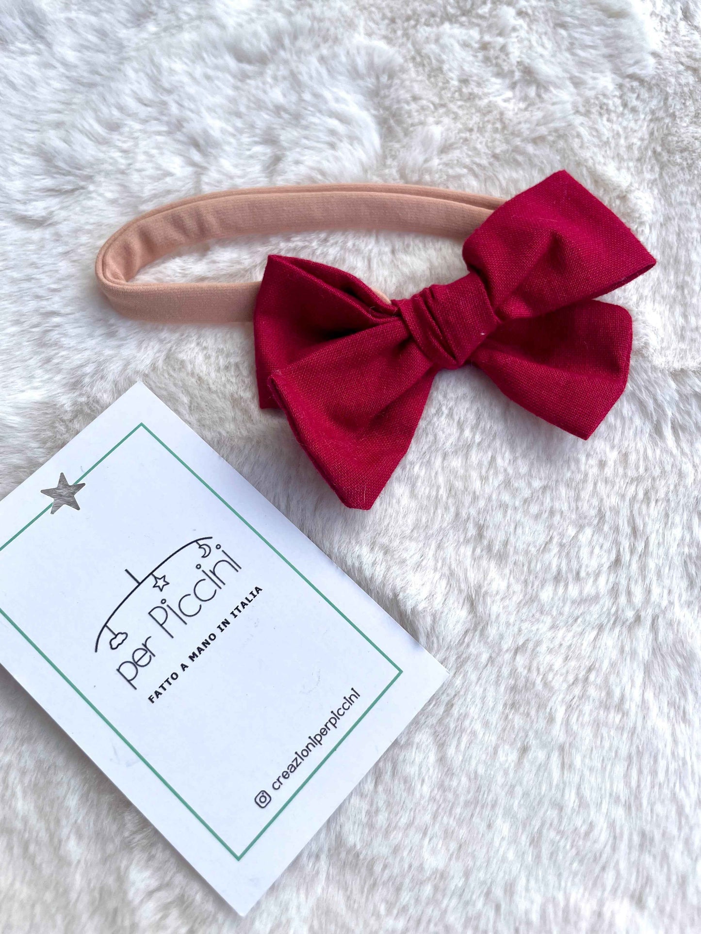 Fascia neonata con fiocco