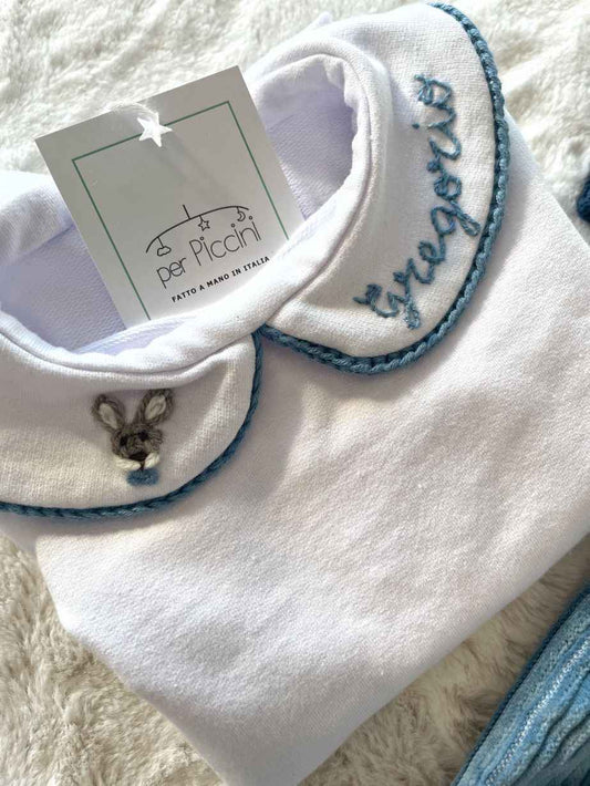 Polo a maniche lunghe personalizzata bambino – Edizione Pasqua