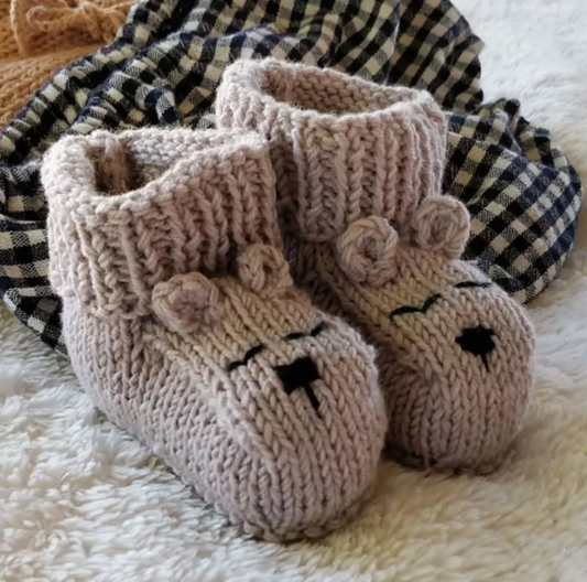 Scarpine orsetto in cotone