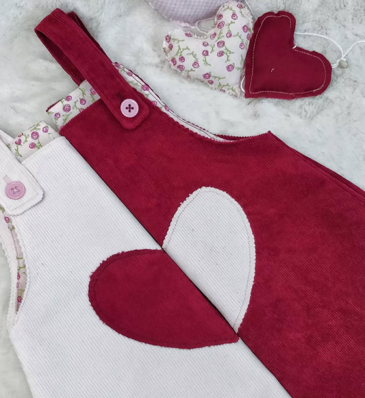 Scamiciatino "Love" in velluto