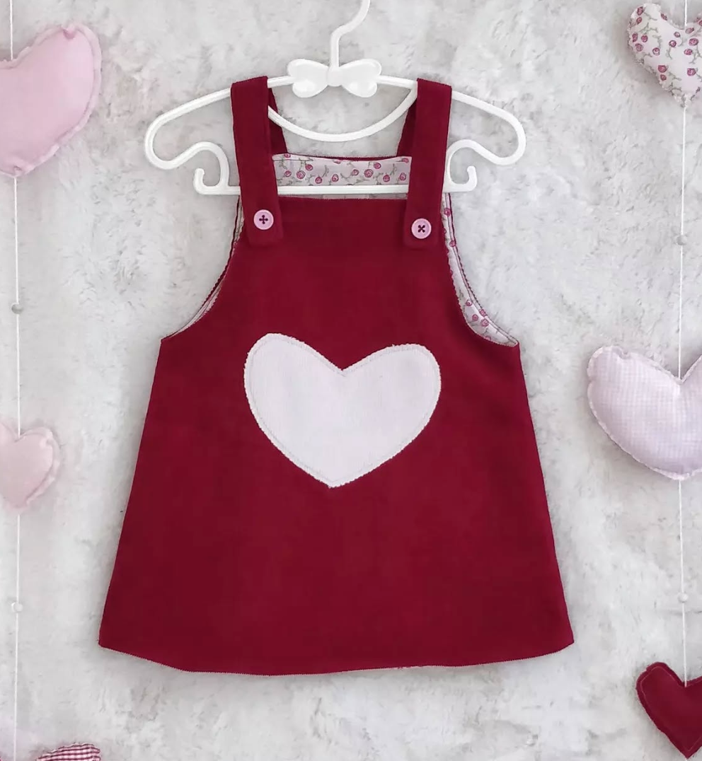 Scamiciatino "Love" in velluto