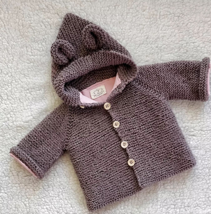Cappottino orsetto in lana baby - Per Piccini