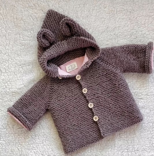 Cappottino orsetto in lana baby - Per Piccini